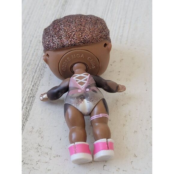 2018 MGA glitter mini doll girl toy figure pink white - Picture 5 of 5